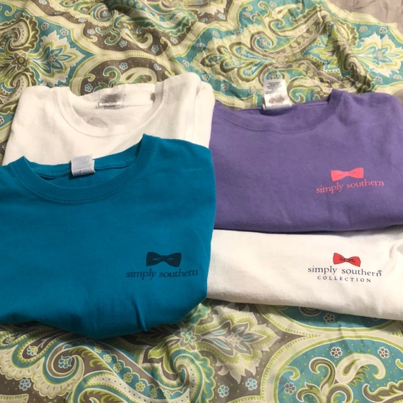 Simply Southern Tops - 4 Simply Southern t shirts.